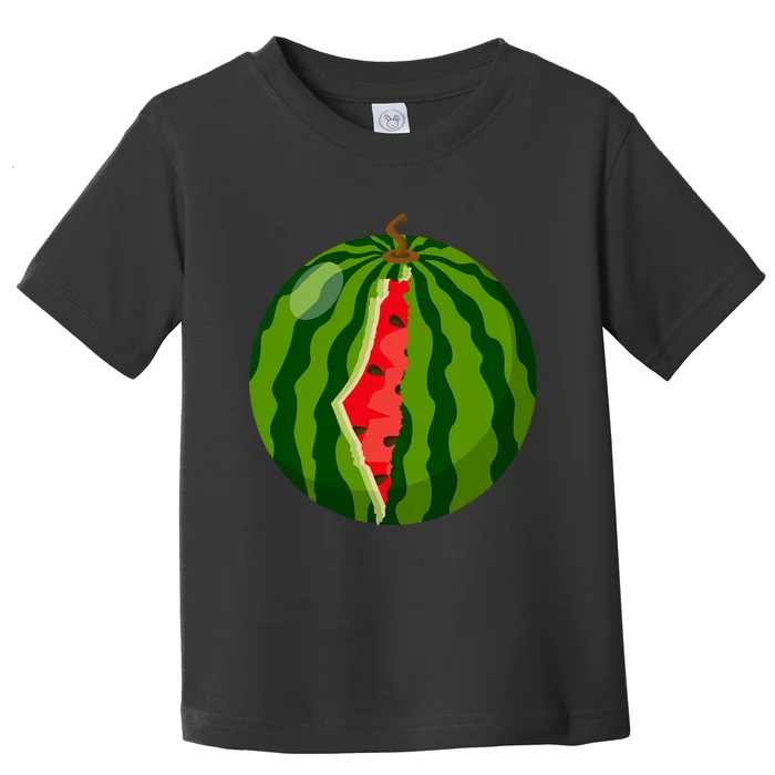 Palestine Map Watermelon Arabic Calligraphy Toddler T-Shirt