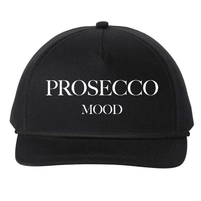 Prosecco Mood X Champagne Wine Vino Delicious Wine Snapback Five-Panel Rope Hat