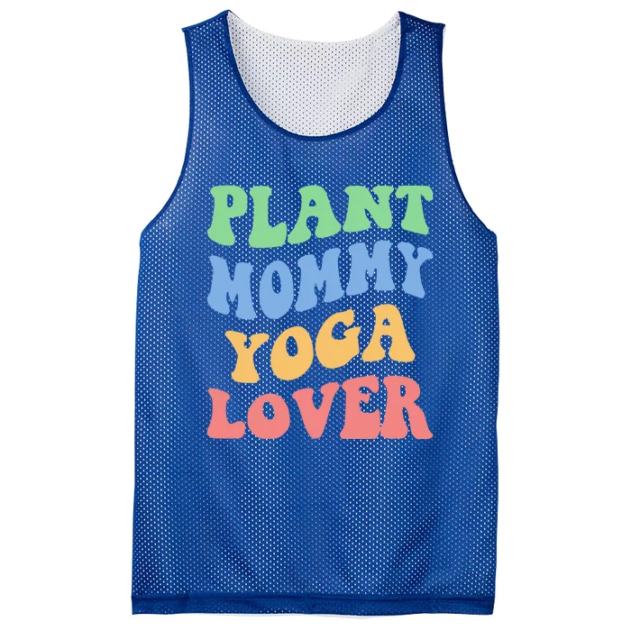 Plant Mommy Yoga Lover Succulent Mom Plant Mama Gift Mesh Reversible Basketball Jersey Tank