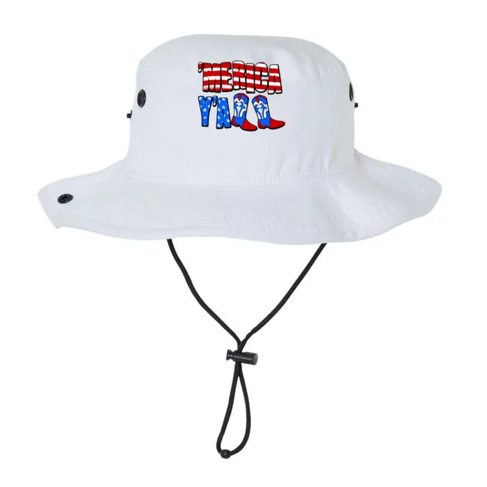 Patriotic Merica Yall Cowboy Cowgirl Boots Legacy Cool Fit Booney Bucket Hat