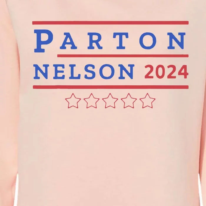 Parton & Nelson 2024 Election Funny Womens California Wash Sweatshirt