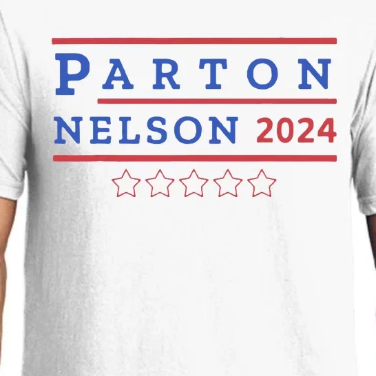 Parton & Nelson 2024 Election Funny Pajama Set