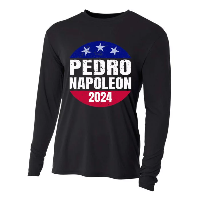 Pedro Napoleon 2024 Election Vote Funny Cooling Performance Long Sleeve Crew