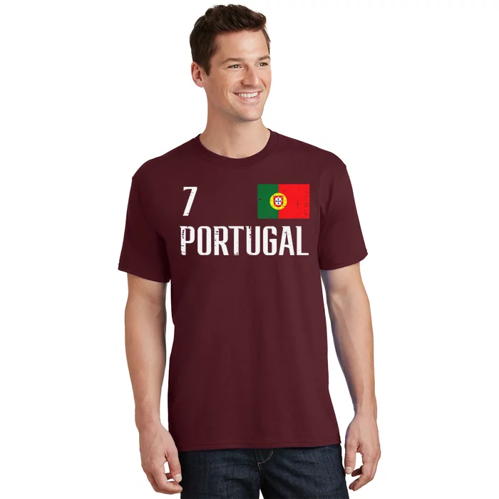 Portugal Number 7 Portuguese Soccer T-Shirt