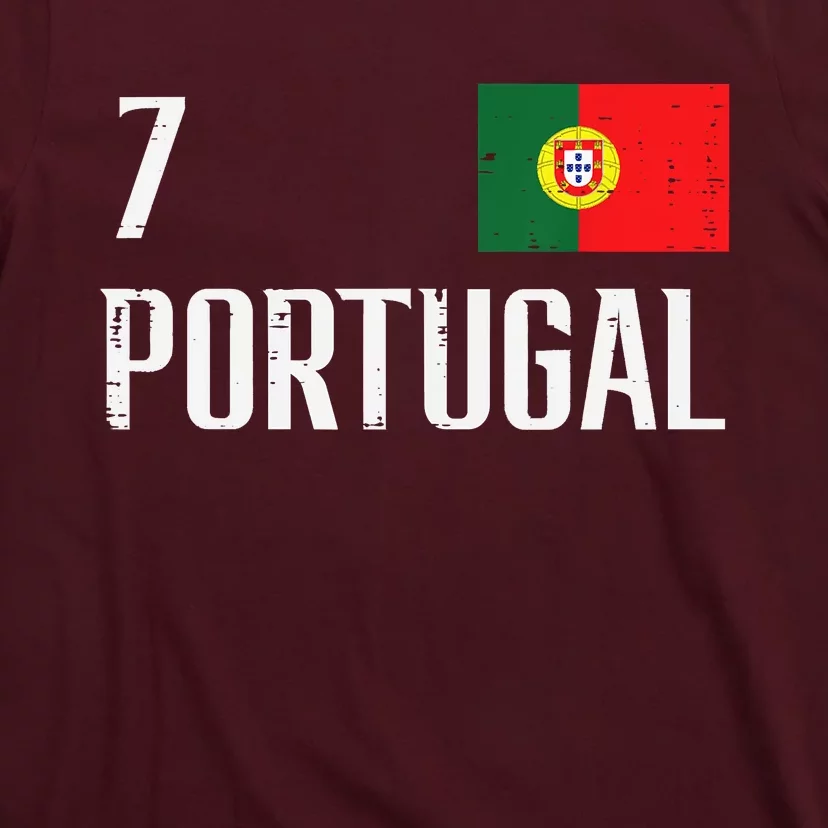 Portugal Number 7 Portuguese Soccer T-Shirt