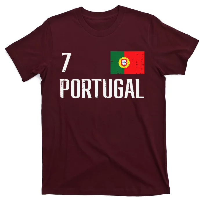 Portugal Number 7 Portuguese Soccer T-Shirt