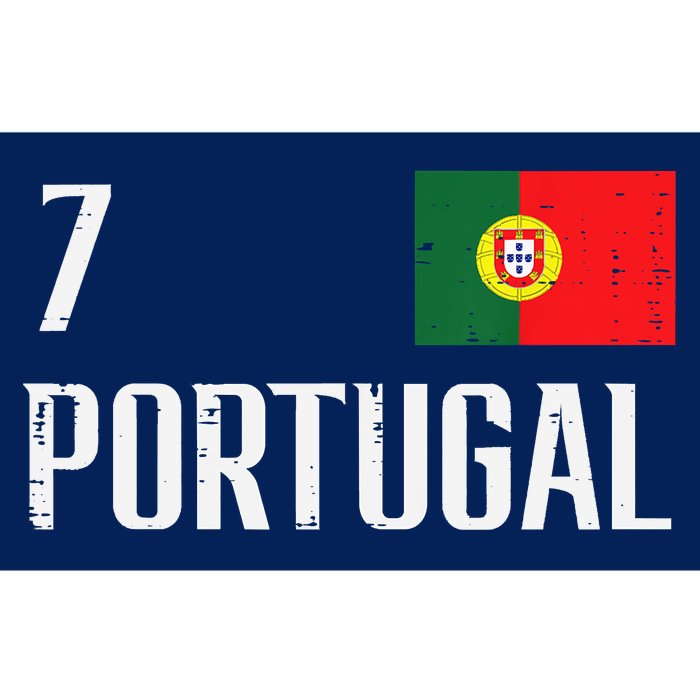 Portugal Number 7 Portuguese Soccer Bumper Sticker