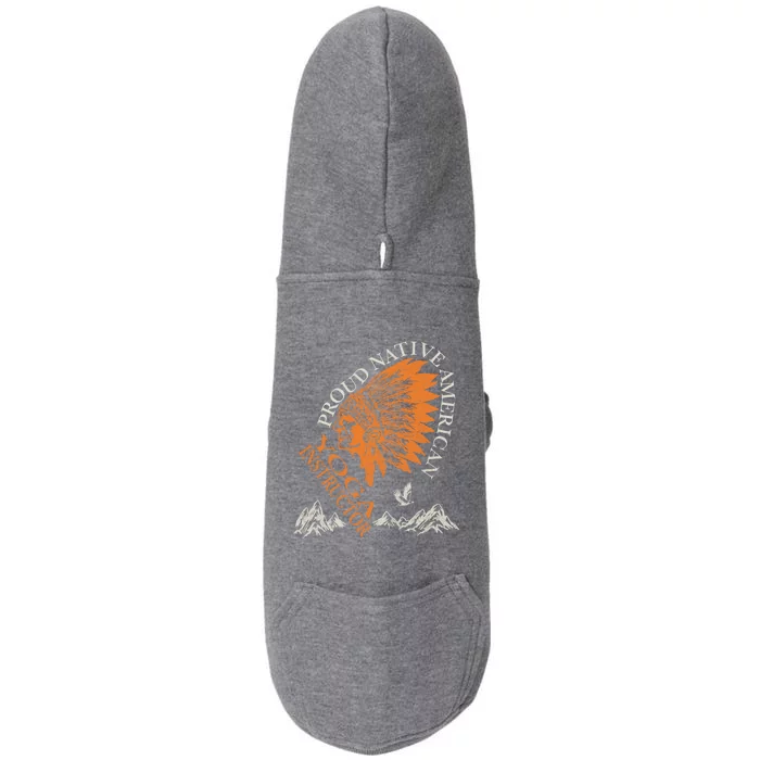 Proud Native American Job Yoga Instructor Meaningful Gift Doggie 3-End Fleece Hoodie