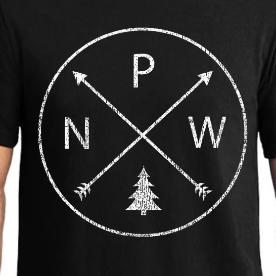 Pacific Northwest Apparel Arrows Pine Tree Pnw Pajama Set