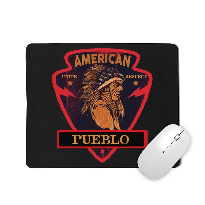 Pueblo Native American Indian Pride Respect Arrow Mousepad