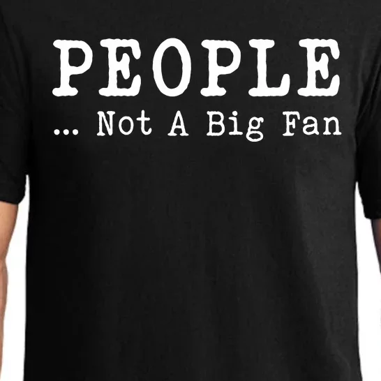 People Not A Big Fan Sarcastic Funny Introvert Pajama Set