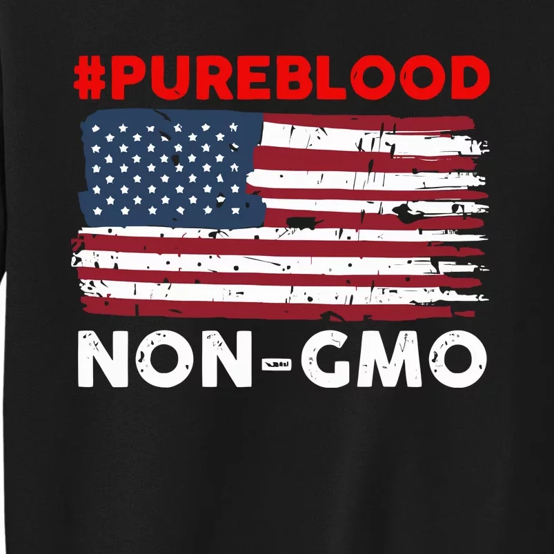 #Pureblood Nongmo American Flag Sweatshirt