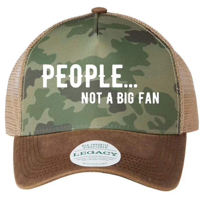 People Not A Big Fan Funny Introvert Legacy Tie Dye Trucker Hat