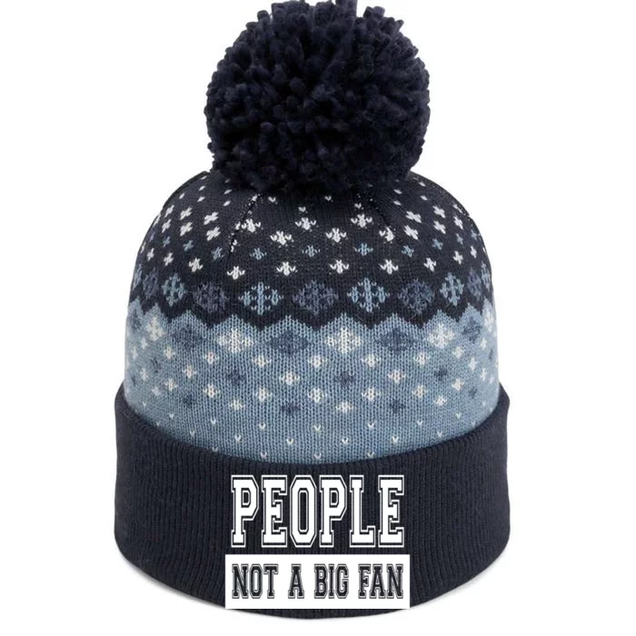 People Not A Big Fan The Baniff Cuffed Pom Beanie