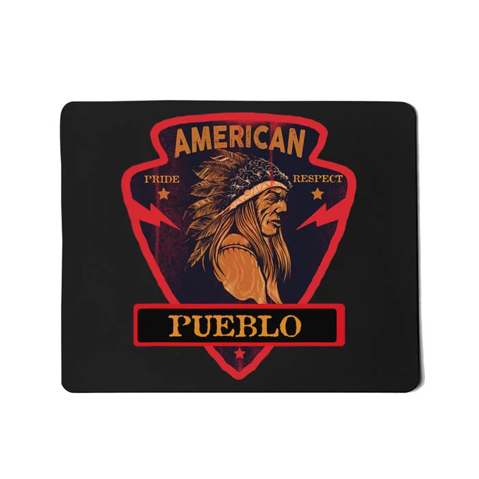 Pueblo Native American Indian Pride Respect Arrow Mousepad