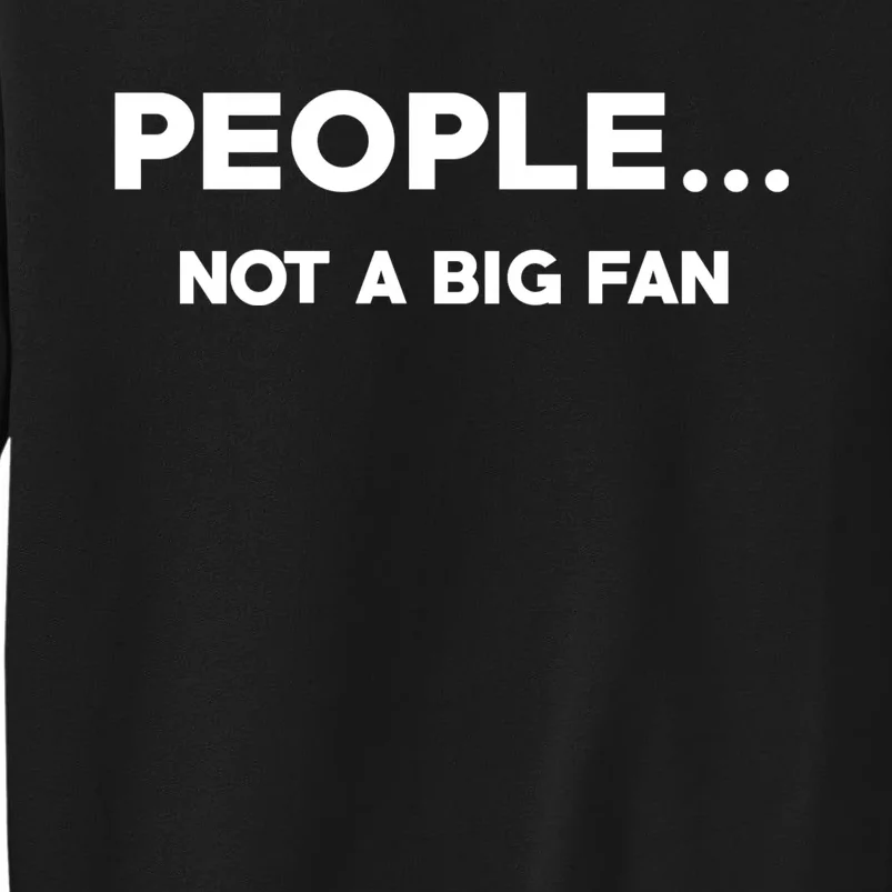 People Not A Big Fan Funny Introvert Sweatshirt