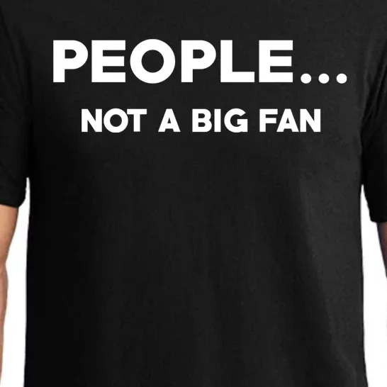 People Not A Big Fan Funny Introvert Pajama Set