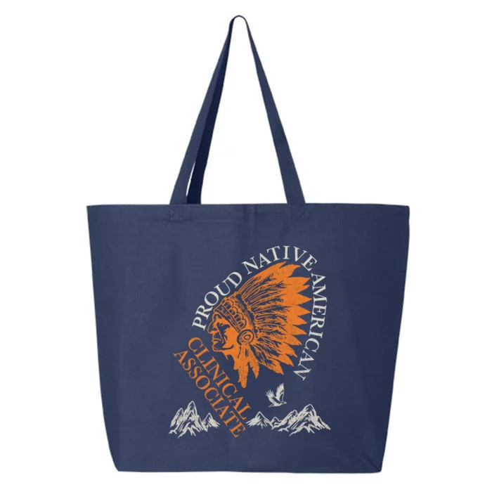 Proud Native American Clinical Associate Job Cute Gift 25L Jumbo Tote