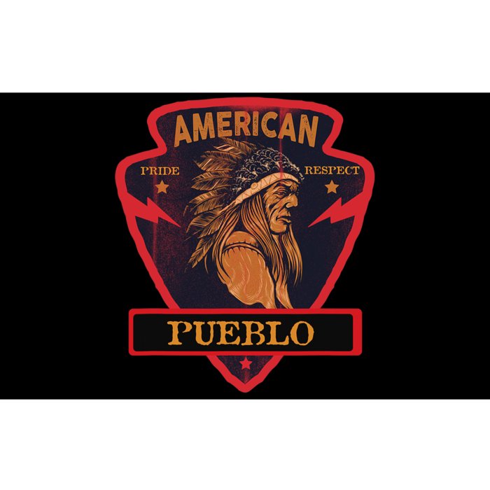 Pueblo Native American Indian Pride Respect Arrow Bumper Sticker