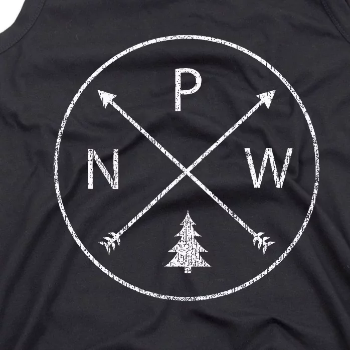 Pacific Northwest Arrows Pine Tree Pnw Tank Top