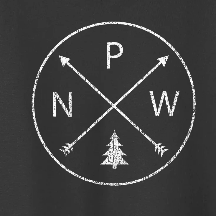 Pacific Northwest Arrows Pine Tree Pnw Toddler T-Shirt