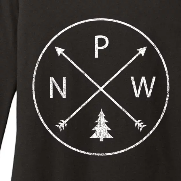 Pacific Northwesgift Arrows Pine Tree Pnw Meaningful Gift Womens CVC Long Sleeve Shirt