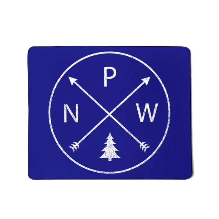 Pacific Northwesgift Arrows Pine Tree Pnw Meaningful Gift Mousepad