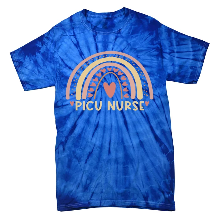 Picu Nurse Boho Rainbow Cute Nursing Student Great Gift Tie-Dye T-Shirt