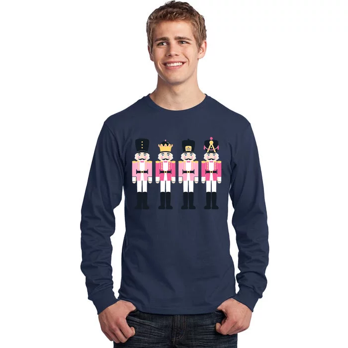 Pink Nutcracker Ballet Vintage Christmas Nutcracker Tall Long Sleeve T-Shirt