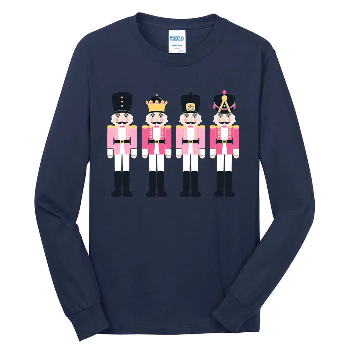 Pink Nutcracker Ballet Vintage Christmas Nutcracker Tall Long Sleeve T-Shirt