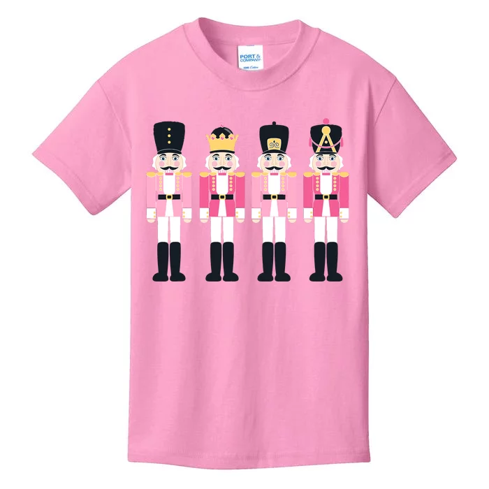 Pink Nutcracker Ballet Vintage Christmas Nutcracker Kids T-Shirt