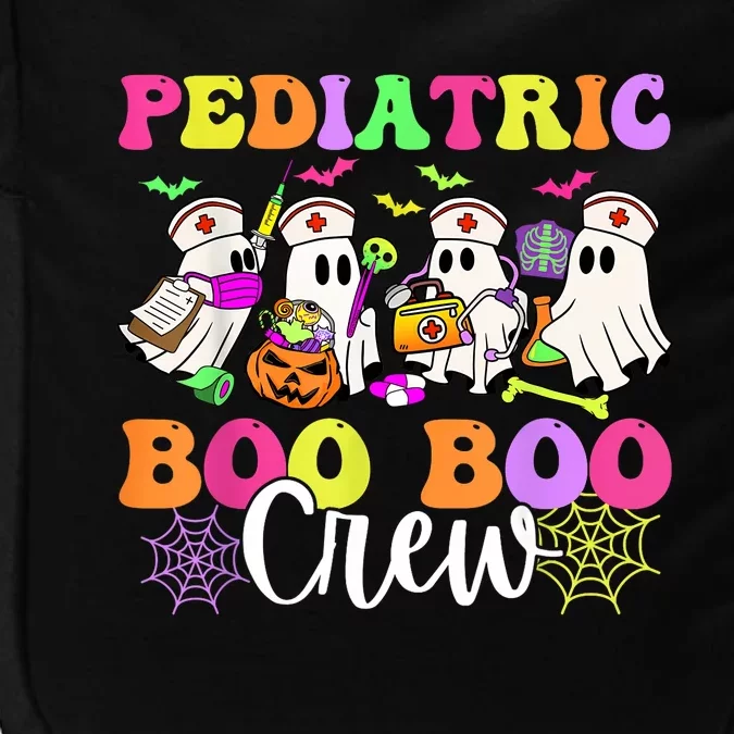 Pediatric Nurse Booboo Crew Ghost Nurse Halloween Costume Impact Tech Backpack