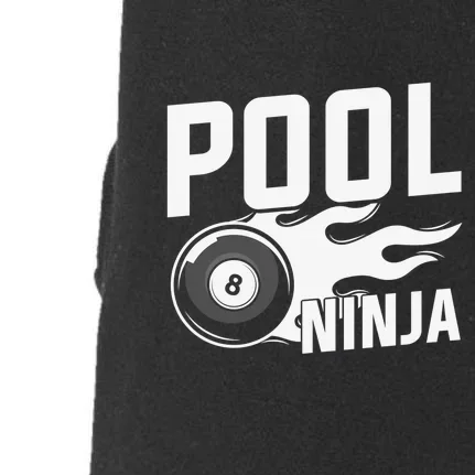 Pool Ninja Billiards Dad Gift For Father’s Day Doggie 3-End Fleece Hoodie