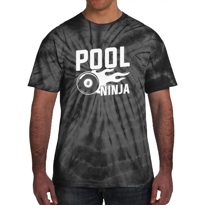 Pool Ninja Billiards Dad Gift For Father’s Day Tie-Dye T-Shirt