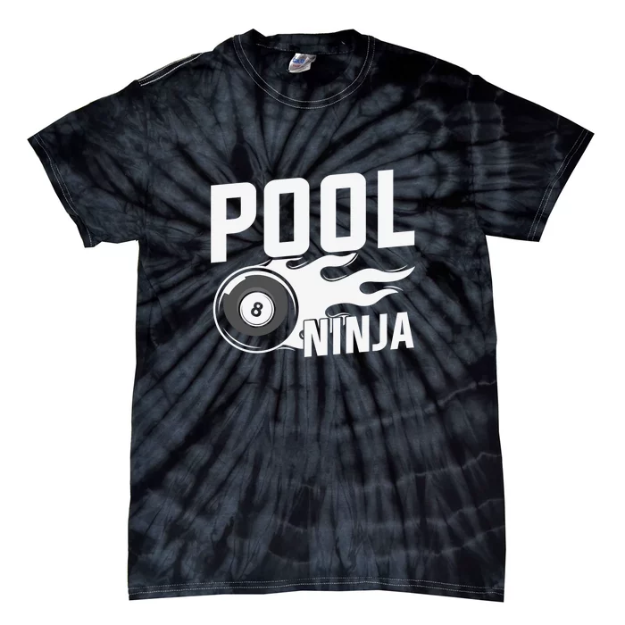 Pool Ninja Billiards Dad Gift For Father’s Day Tie-Dye T-Shirt