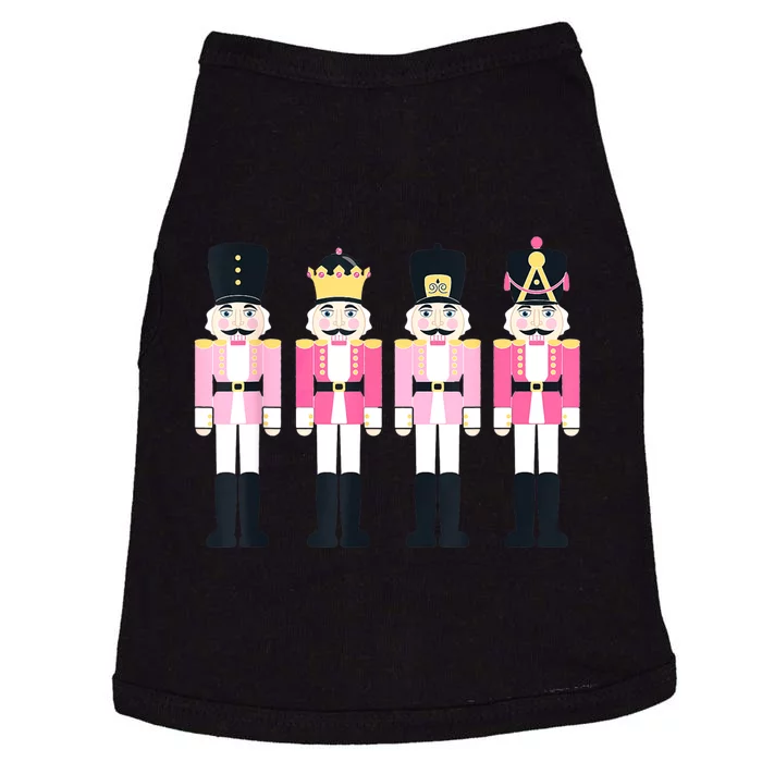 Pink Nutcracker Ballet Vintage Christmas Nutcracker Doggie Tank