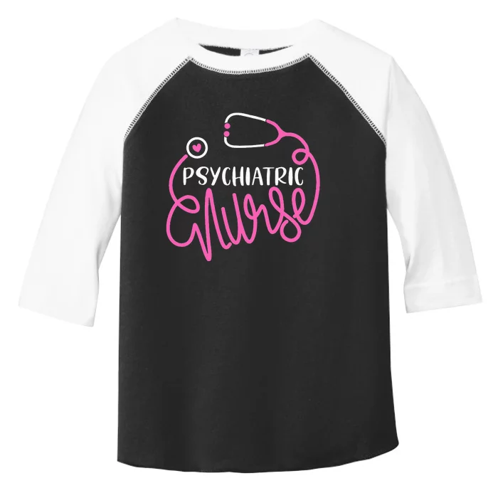 Psychiatric Nurse Cute RN Mental Health Nursing Toddler Fine Jersey T-Shirt