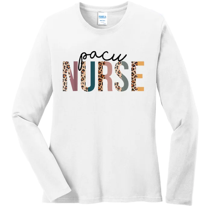 Pacu Nurse Christmas Crew Festive Holiday Costume Ladies Long Sleeve Shirt