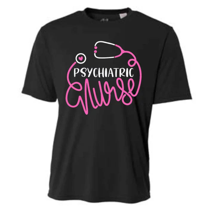 Psychiatric Nurse Cute RN Mental Health Nursing Psych Nurse Cooling Performance Crew T-Shirt