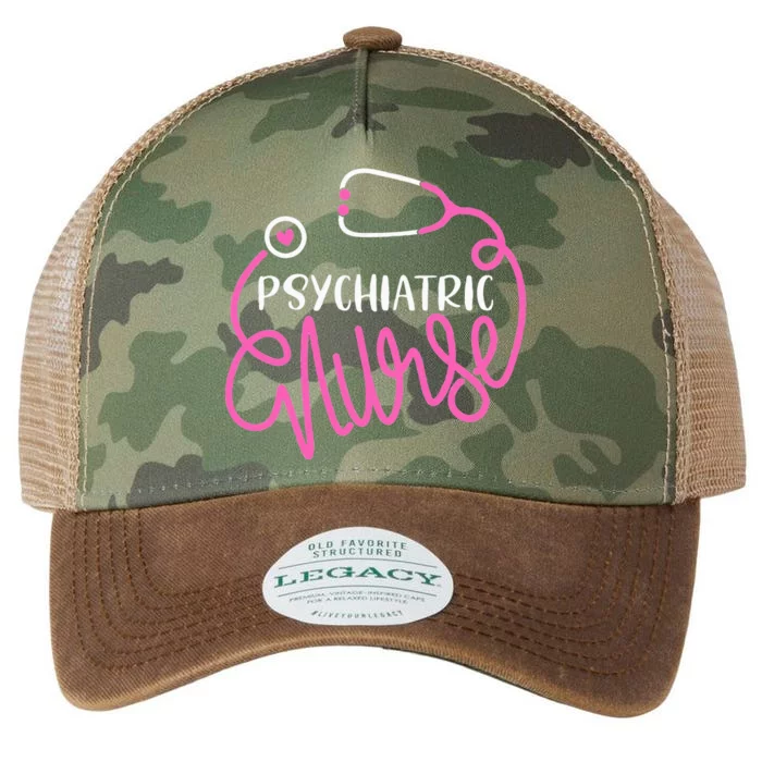 Psychiatric Nurse Cute RN Mental Health Nursing Psych Nurse Legacy Tie Dye Trucker Hat