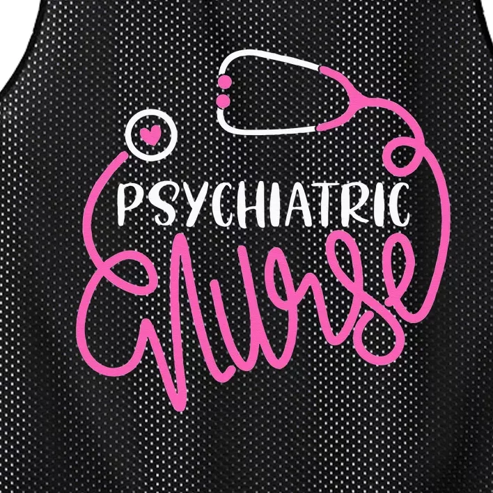 Psychiatric Nurse Cute RN Mental Health Nursing Psych Nurse Mesh Reversible Basketball Jersey Tank