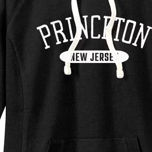 Princeton NJ College Style Princeton New Jersey NJ Women's Fleece Hoodie