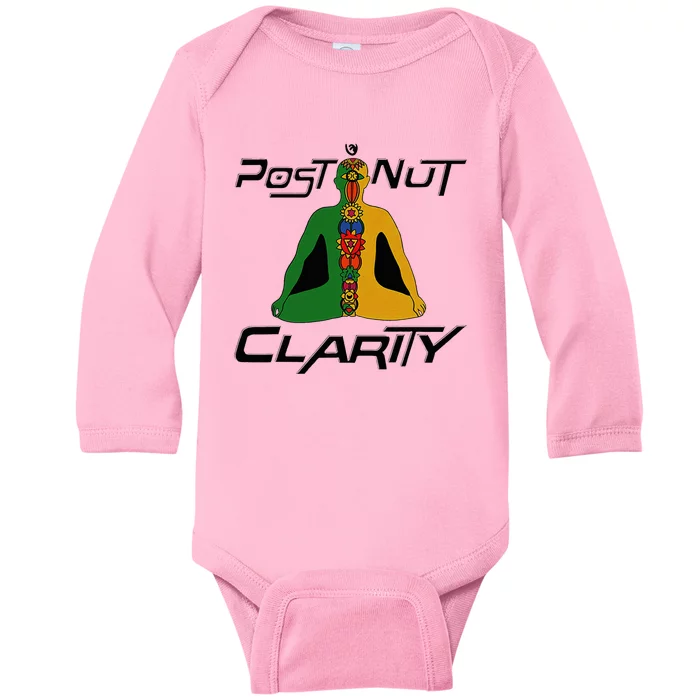 Post Nut Clarity Funny Post Nut Clarity Trending Post Nut Baby Long Sleeve Bodysuit