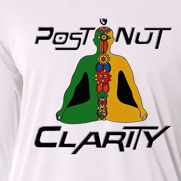 Post Nut Clarity Funny Post Nut Clarity Trending Post Nut Cooling Performance Long Sleeve Crew