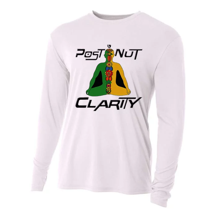 Post Nut Clarity Funny Post Nut Clarity Trending Post Nut Cooling Performance Long Sleeve Crew