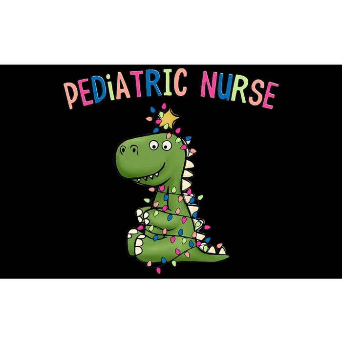 Pediatric Nurse Christmas Peds Dinosaur Rn Xmas Peds Nurse Bumper Sticker