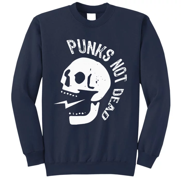 Punks Not Dead Skull Sweatshirt