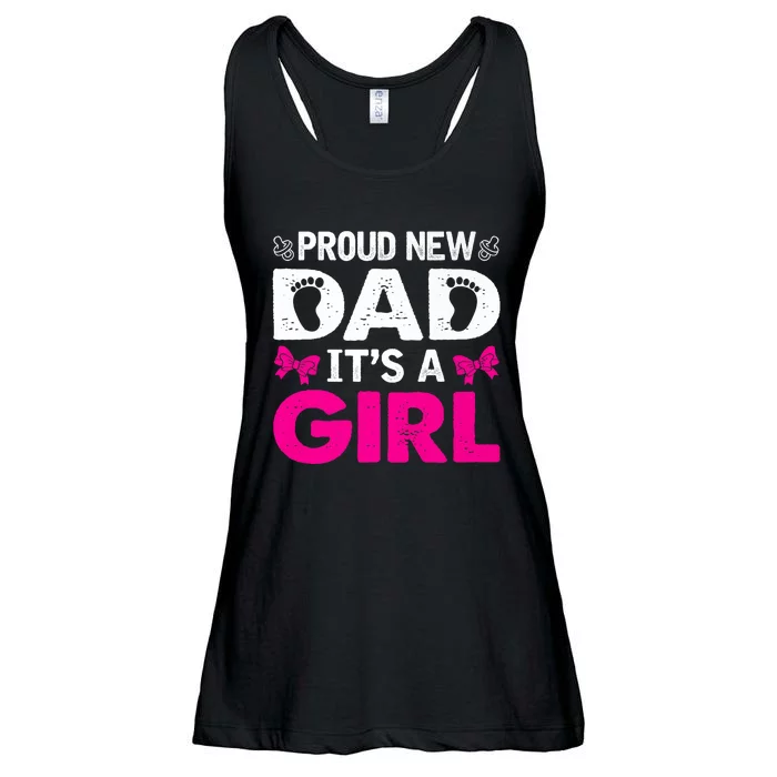 Proud New Dad Its A Girl Cute Promoted To Daddy Fathers Day Premium Ladies Essential Flowy Tank