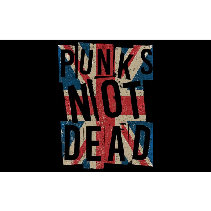 Punks Not Dead Vintage Uk London Flag Punk Is Not Dead Bumper Sticker