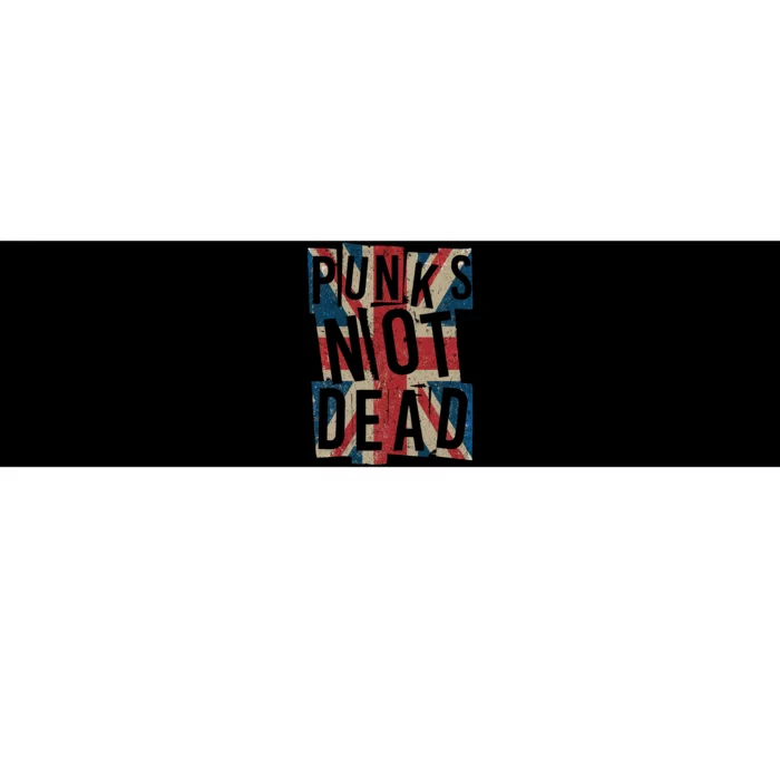 Punks Not Dead Vintage Uk London Flag Punk Is Not Dead Bumper Sticker